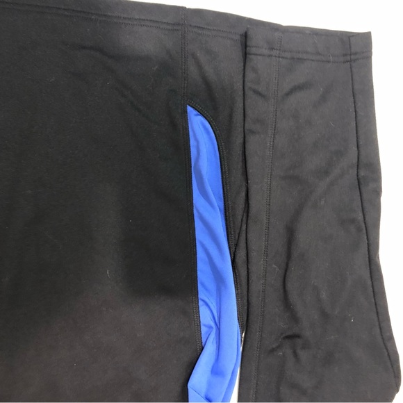 Diadora Track Pullover Half zip Womens Siz Xl Black & Blue - Picture 4 of 16